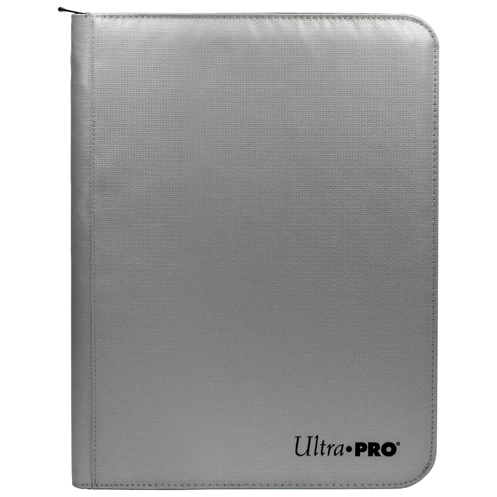 9-Pocket Zippered PRO-Binder - Silber - aus feuerfesten Material