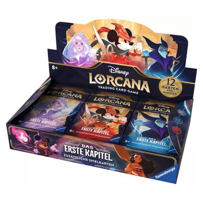 Disney Lorcana - Das Erste Kapitel: Display mit 24 Boosterpackungen - DE