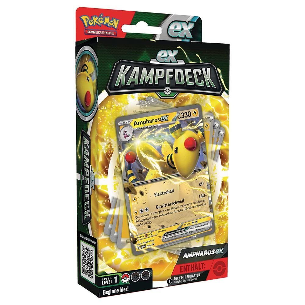 Pokémon: "Ampharos ex" Kampfdeck - deutsch