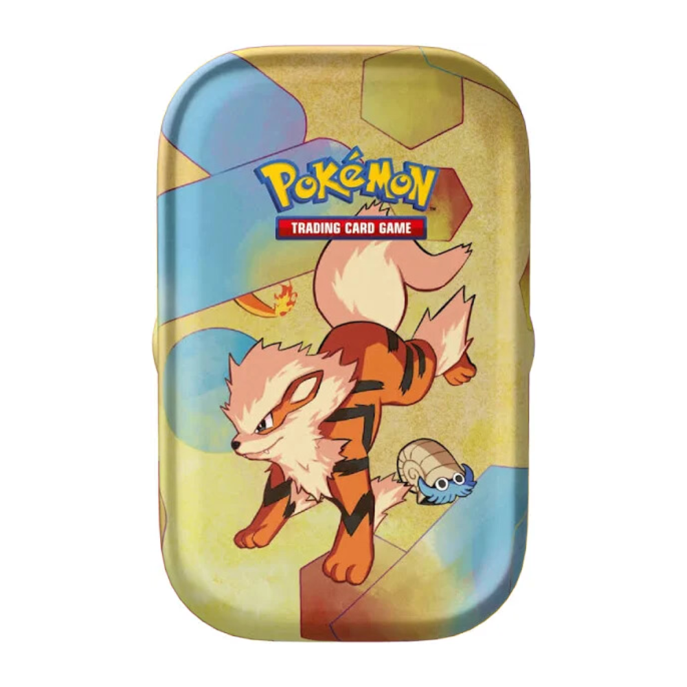 Pokémon Karmesin & Purpur 151: Mini Tin Box mit Arkani und Amonitas (DE)