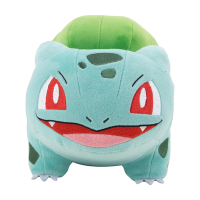 Jazwares Pokémon Plüsch flauschiges Kuscheltier für Kinder Bisasam - 20 cm