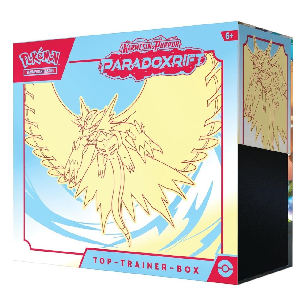 Pokémon - TOP TRAINER BOX - Karmesin & Purpur - Paradoxrift - Donnersichel-ex (deutsch)