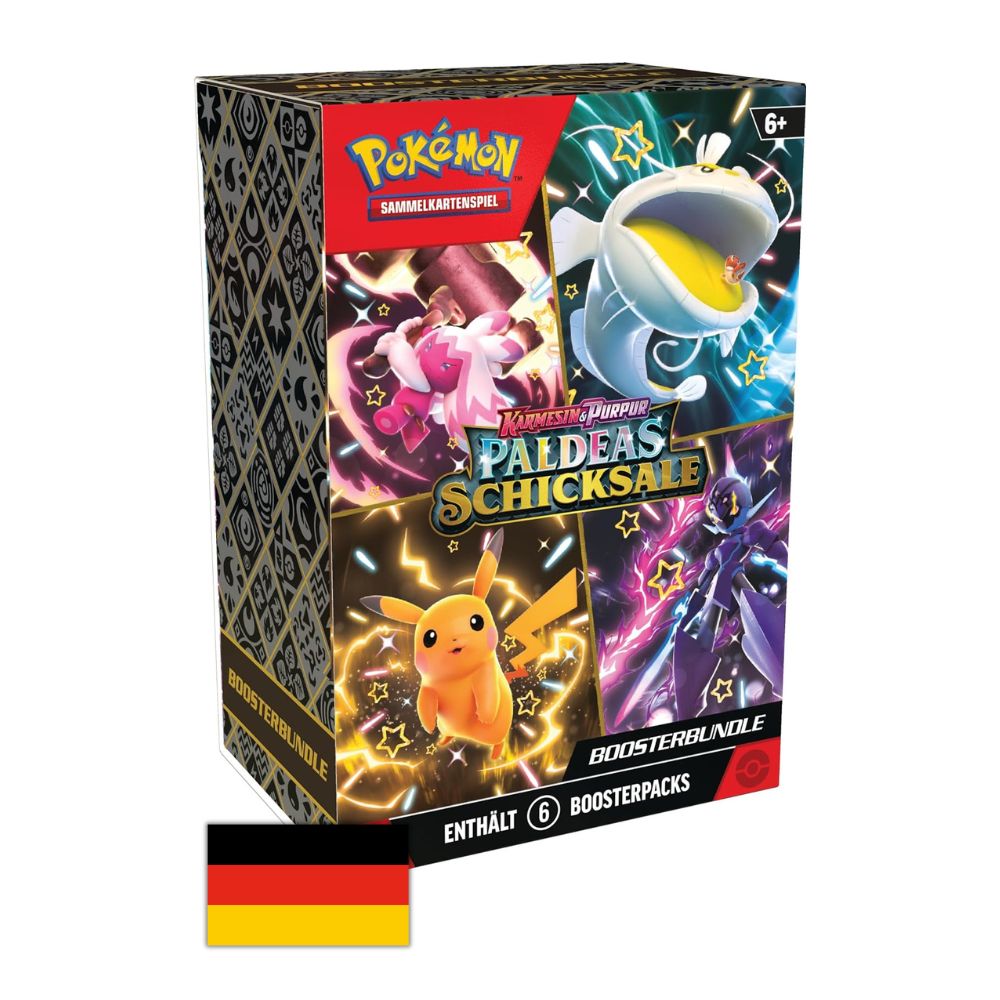 Pokémon Karmesin & Purpur Paldeas Schicksale Booster Bundle (DE)