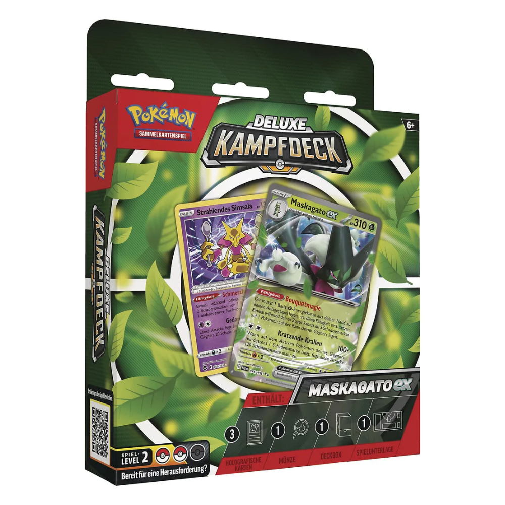 Pokémon: Deluxe Kampfdeck "Maskagato ex" Spiellevel 2 - DE