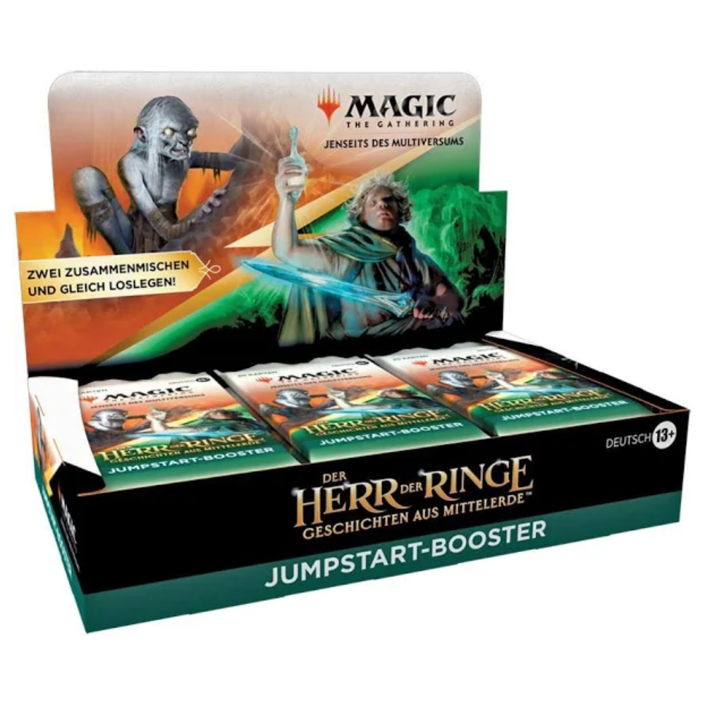 Magic the Gathering Jenseits des Multiversums Der Herr der Ringe: Geschichten aus Mittelerde Jumpstart-Booster Display (DE)