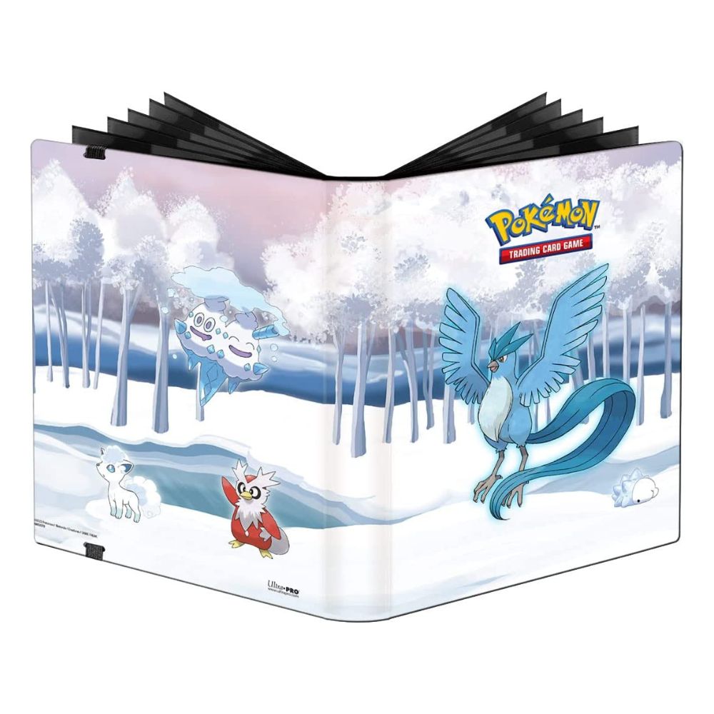 Ultra Pro - Pokémon - Frosted Forest Arktos - 9-Pocket Pro Binder - Sammelalbum mit Gummiband