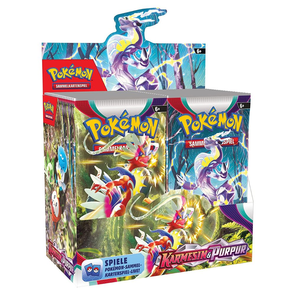 Pokémon – Karmesin & Purpur - 36 x Boosterpackung im original Display - deutsch