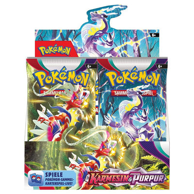 Pokémon – Karmesin & Purpur - 36 x Boosterpackung im original Display - deutsch