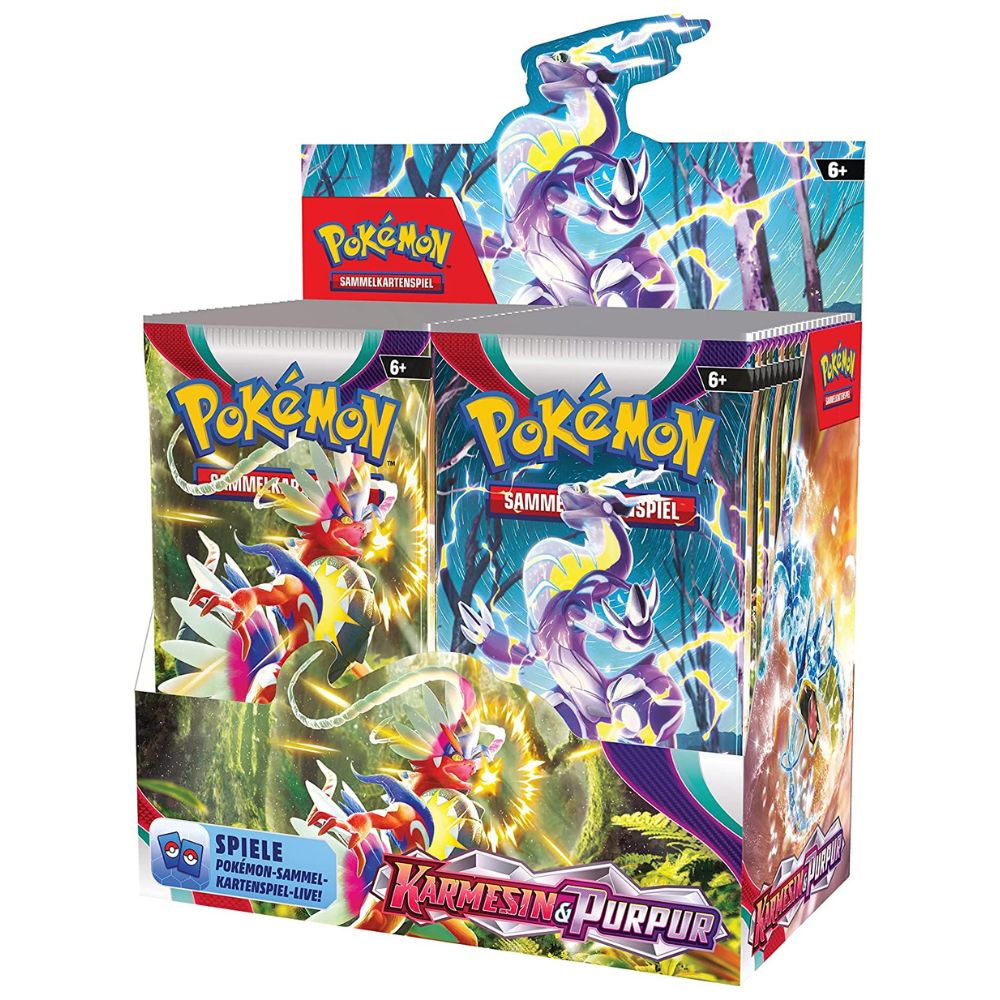 Pokémon – Karmesin & Purpur - 36 x Boosterpackung im original Display - deutsch