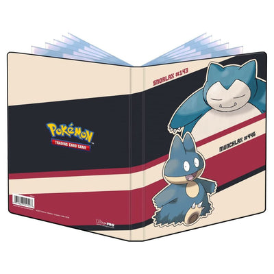 Pokémon 4-Pocket Album "Snorlax & Munchlax§ für 80 Karten