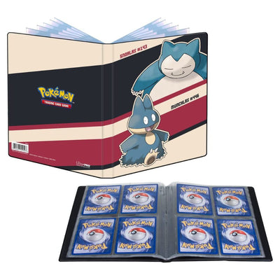 Pokémon 4-Pocket Album "Snorlax & Munchlax§ für 80 Karten