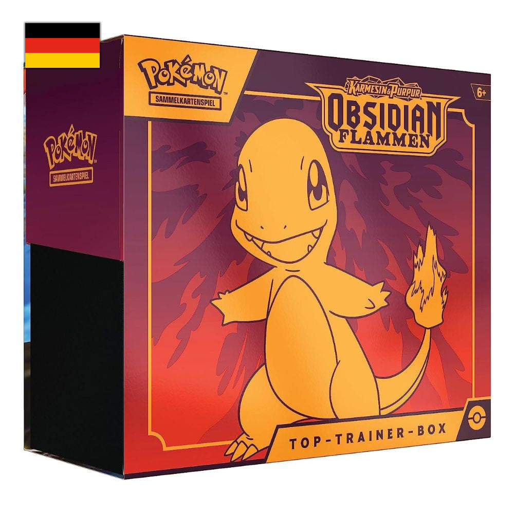 Pokémon Karmesin & Purpur Obsidian Flammen Top Trainer Box (DE)