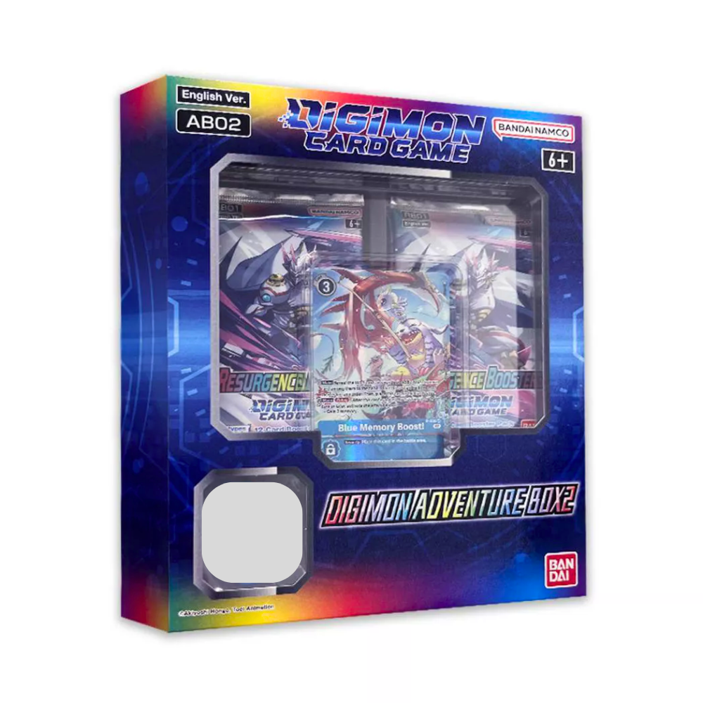 Digimon Card Game: Adventure Box 2 AB02 - inklusive Digimon-Figur (EN)