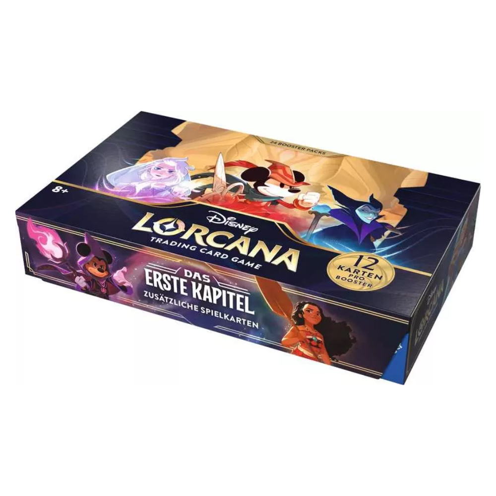 Disney Lorcana - Das Erste Kapitel: Display mit 24 Boosterpackungen - DE