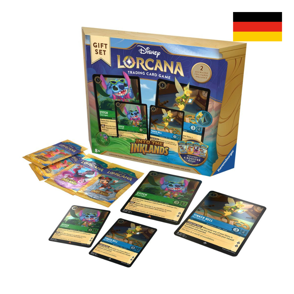 Ravensburger Disney Lorcana Trading Card Game Die Tintenlande Geschenk Set auf deutsch