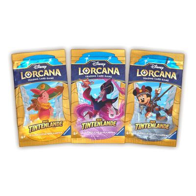 Ravensburger Disney Lorcana Trading Card Game Die Tintenlande Geschenk Set Booster auf deutsch