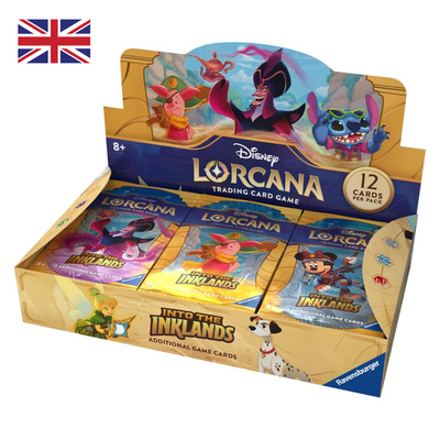 Disney Lorcana Trading Card Game: "Into the Inklands" Display mit 24 Boosterpackungen (EN)