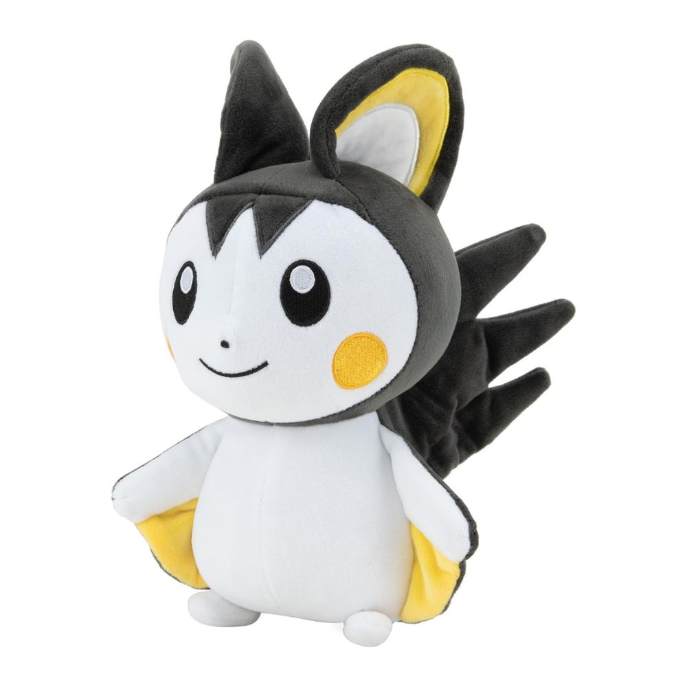 Jazwares Pokémon Plüsch flauschiges Kuscheltier für Kinder Emolga - ca. 20 cm