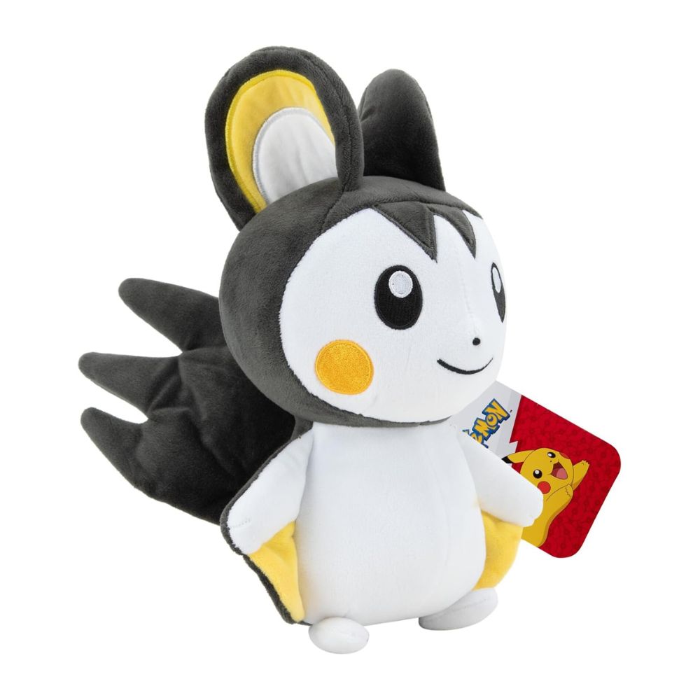 Jazwares Pokémon Plüsch flauschiges Kuscheltier für Kinder Emolga - ca. 20 cm