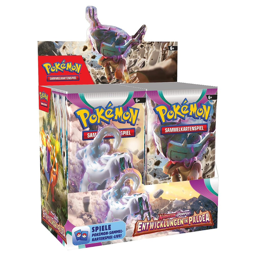 Pokémon Karmesin & Purpur: Entwicklungen in Paldea "36 x Boosterpackung Display" - deutsch