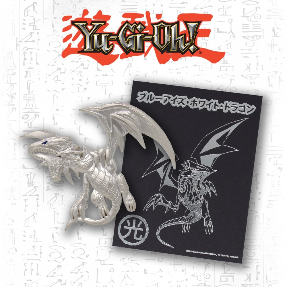 Yu-Gi-Oh! - Blauäugiger Weißer Drache - limitierte Premium Anstecknadel