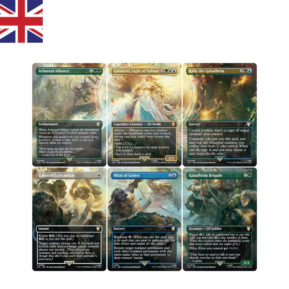 Magic the Gathering Universes Beyond - The Lord of the Rings: Tales of Middle-Earth - The Might of Galadriel Scene Box - englisch