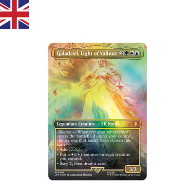 Magic the Gathering Universes Beyond - The Lord of the Rings: Tales of Middle-Earth - The Might of Galadriel Scene Box - englisch