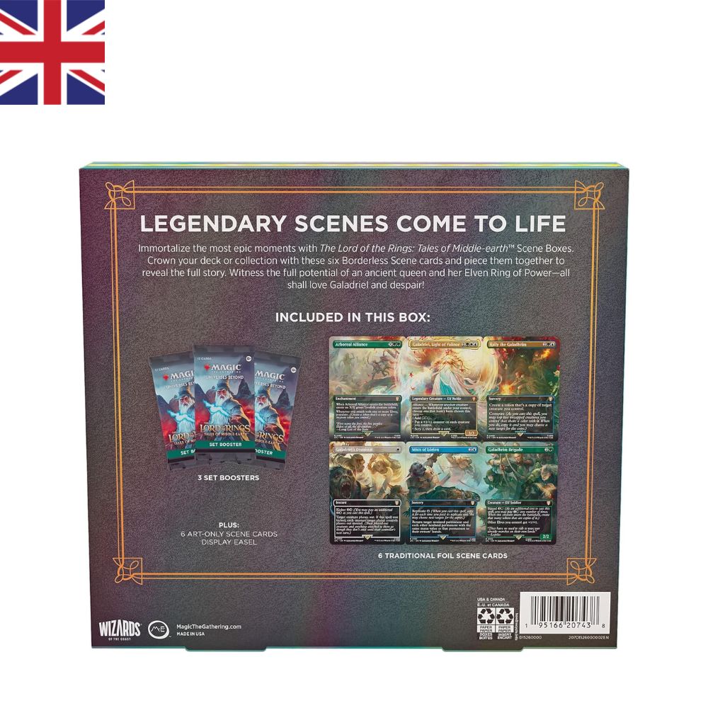 Magic the Gathering Universes Beyond - The Lord of the Rings: Tales of Middle-Earth - The Might of Galadriel Scene Box - englisch