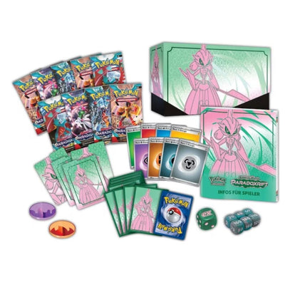 Pokémon - TOP TRAINER BOX - Karmesin & Purpur - Paradoxrift - Eisenkrieger-ex (deutsch)