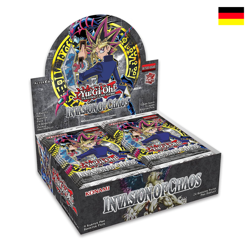 Yu-Gi-Oh! Invasion of Chaos 24 x Boosterpackungen im original Display - DE