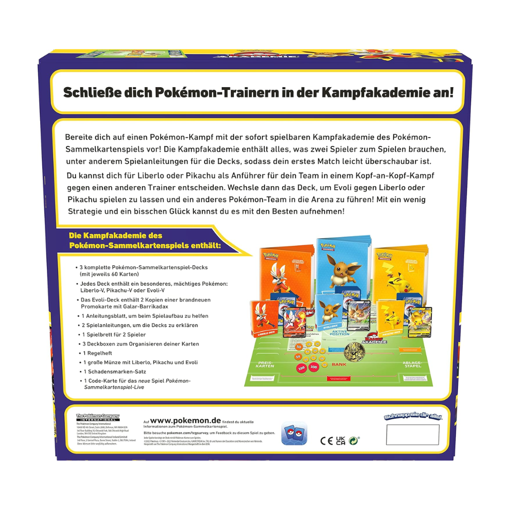 Pokémon Kampf Akademie Spiellevel 1 - deutsch