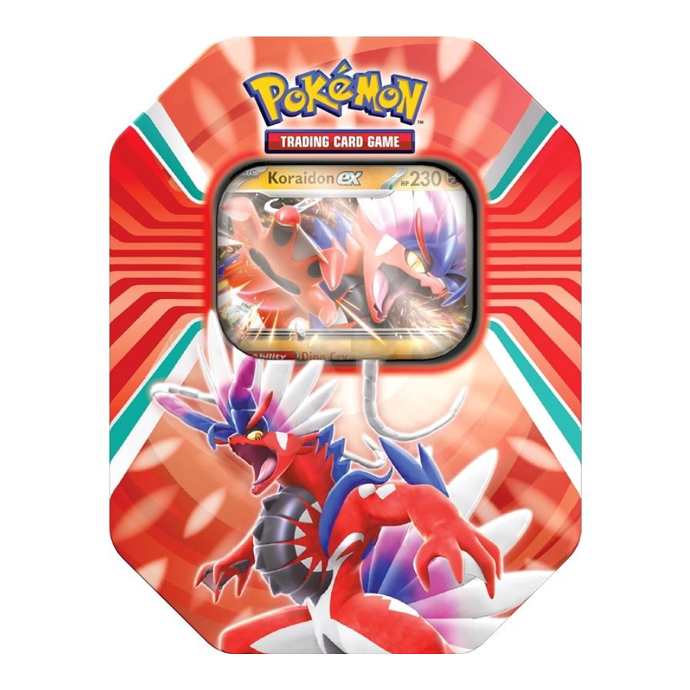 Pokémon Scarlet & Violet: Paldea Legends "Koraidon" Tin Box - englisch