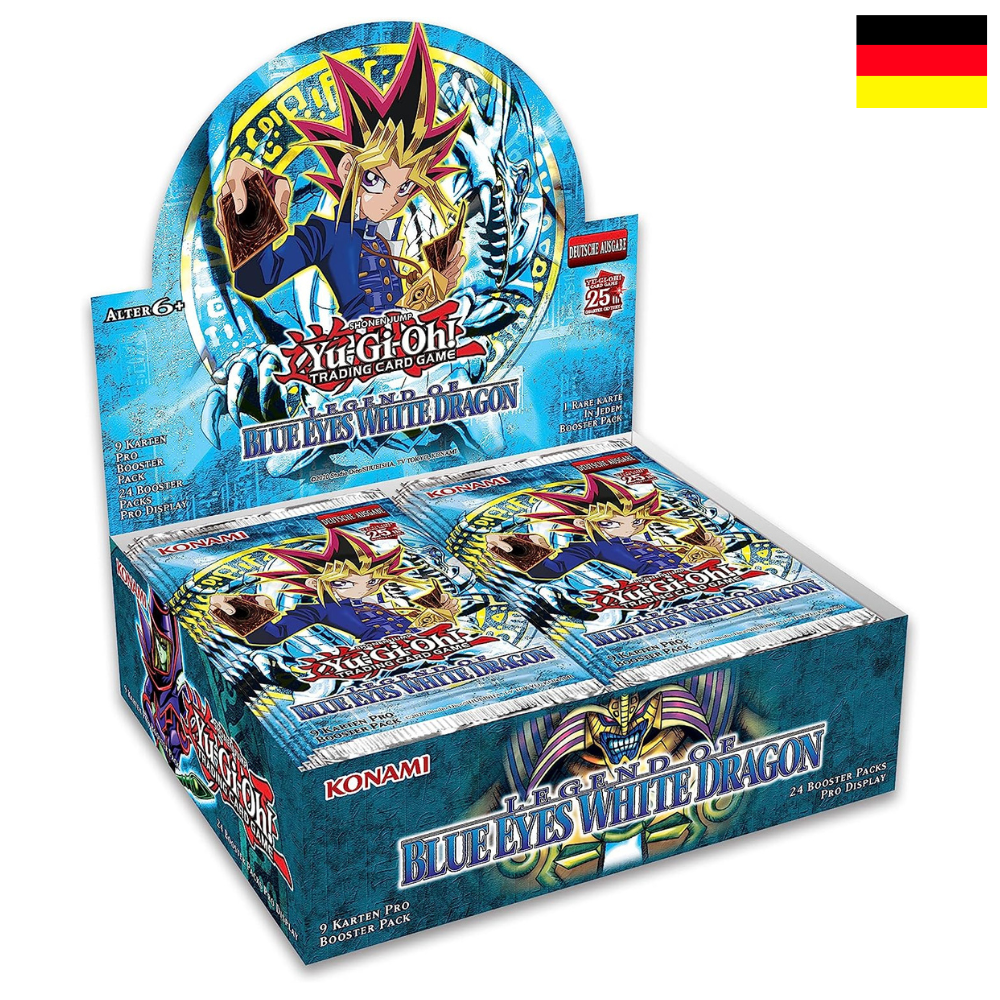 Yu-Gi-Oh! Legend of Blue Eyes White Dragon 24 x Boosterpackung im original Display - DE