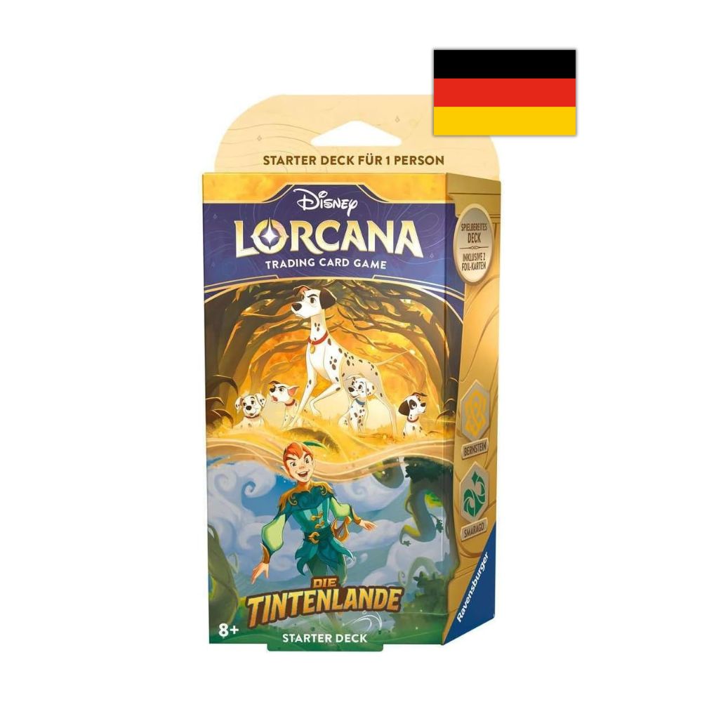 Disney Lorcana - Die Tintenlande - Starter Deck: Bernstein und Smaragd - DE