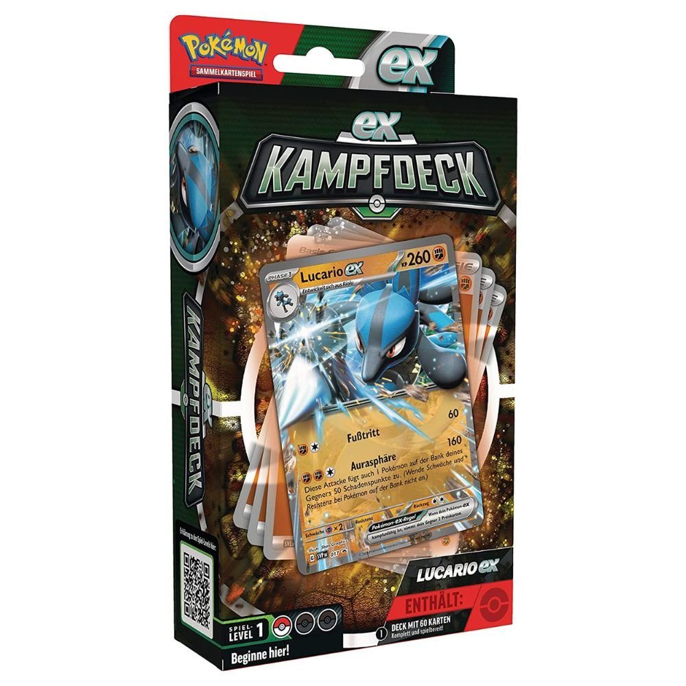 Pokémon: ex Kampfdeck "Lucario ex" - deutsch