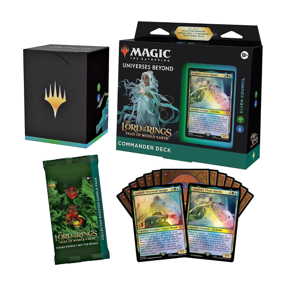 Magic the Gathering: The Lord of the Rings Tales of Middle-Earth Commander Deck "Elven Council" (englisch)