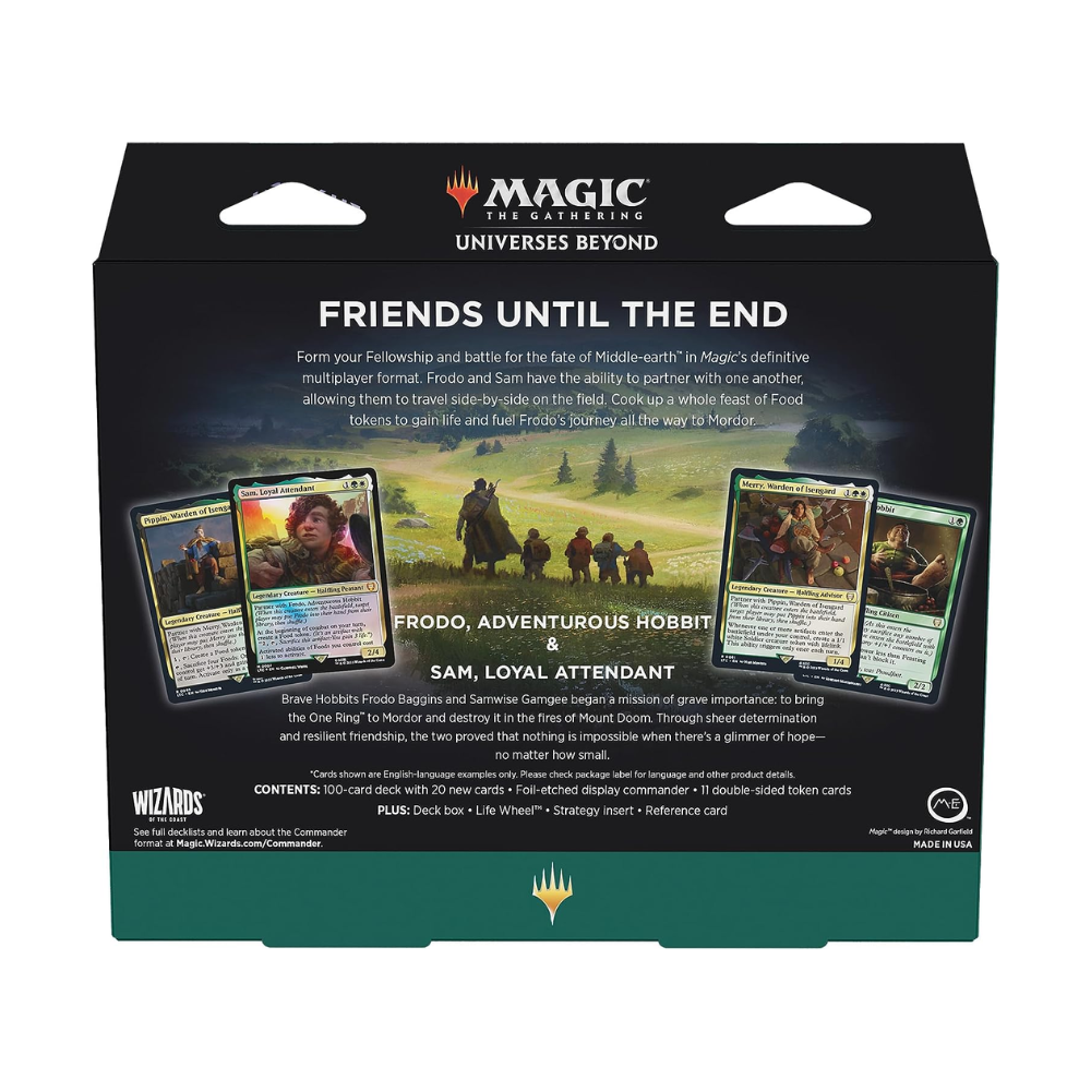 Magic the Gathering: The Lord of the Rings Tales of Middle-Earth Commander Deck "Food and Fellowship" (englisch)