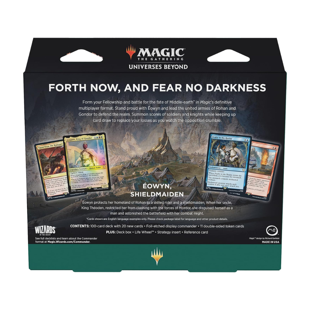 Magic the Gathering: The Lord of the Rings Tales of Middle-Earth Commander Deck "Riders of Rohan" (englisch)