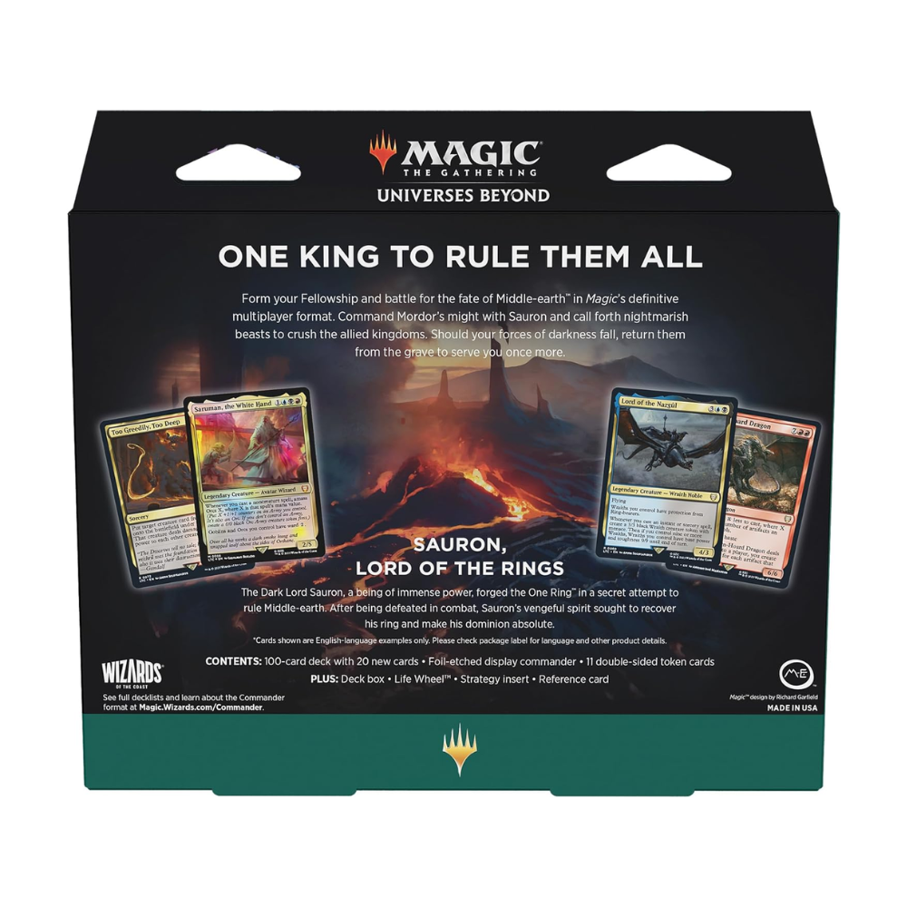 Magic the Gathering: The Lord of the Rings Tales of Middle-Earth Commander Deck "The Hosts of Mordor (englisch)