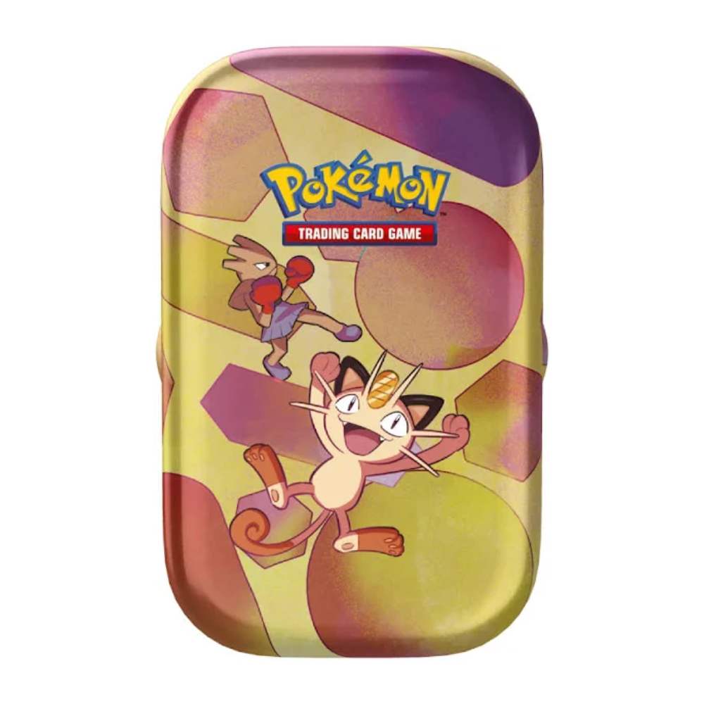 Pokémon Scarlet & Violet 151: Mini Tin Box mit Meowth und Hitmonchan (EN)