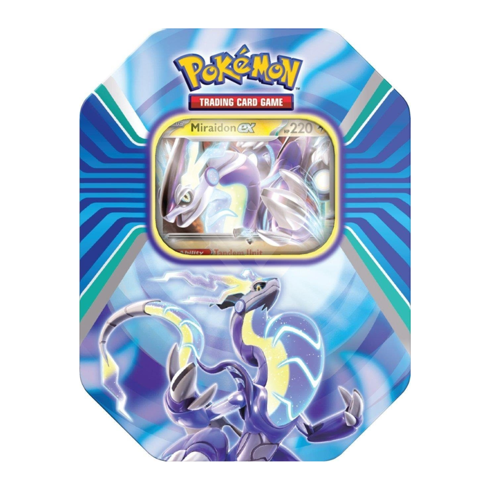 Pokémon Scarlet & Violet: Paldea Legends "Miraidon" Tin Box - englisch