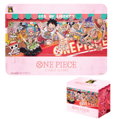 Bandai One Piece Card Game: Playmat and Card Case Set - 25th Edition