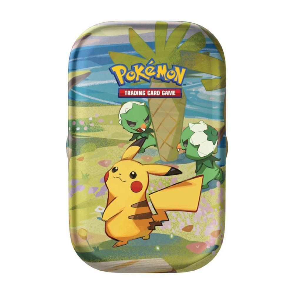 Pokémon Karmesin & Purpur: Paldea-Freunde "Pikachu und Chilingel" Mini Tin Box - deutsch