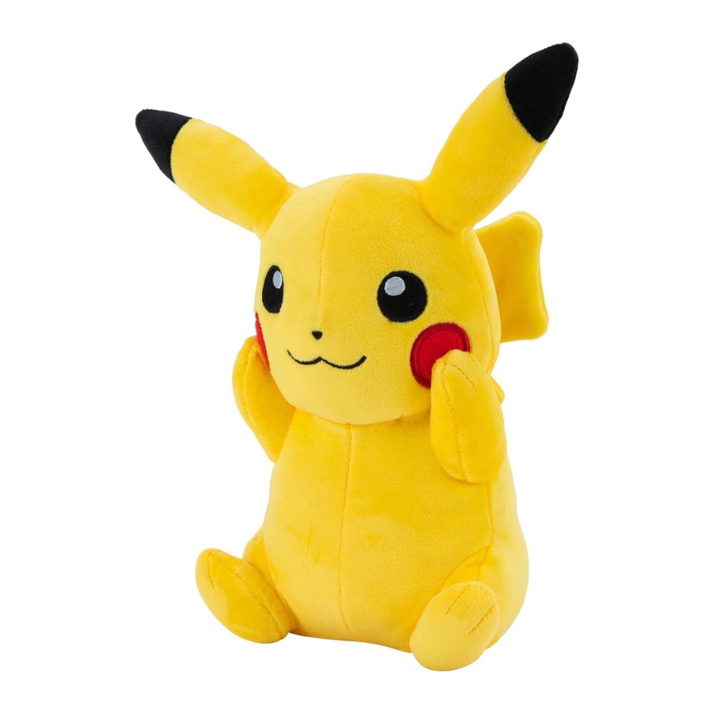 Jazwares Pokémon Plüsch flauschiges Kuscheltier für Kinder Pikachu - 20 cm