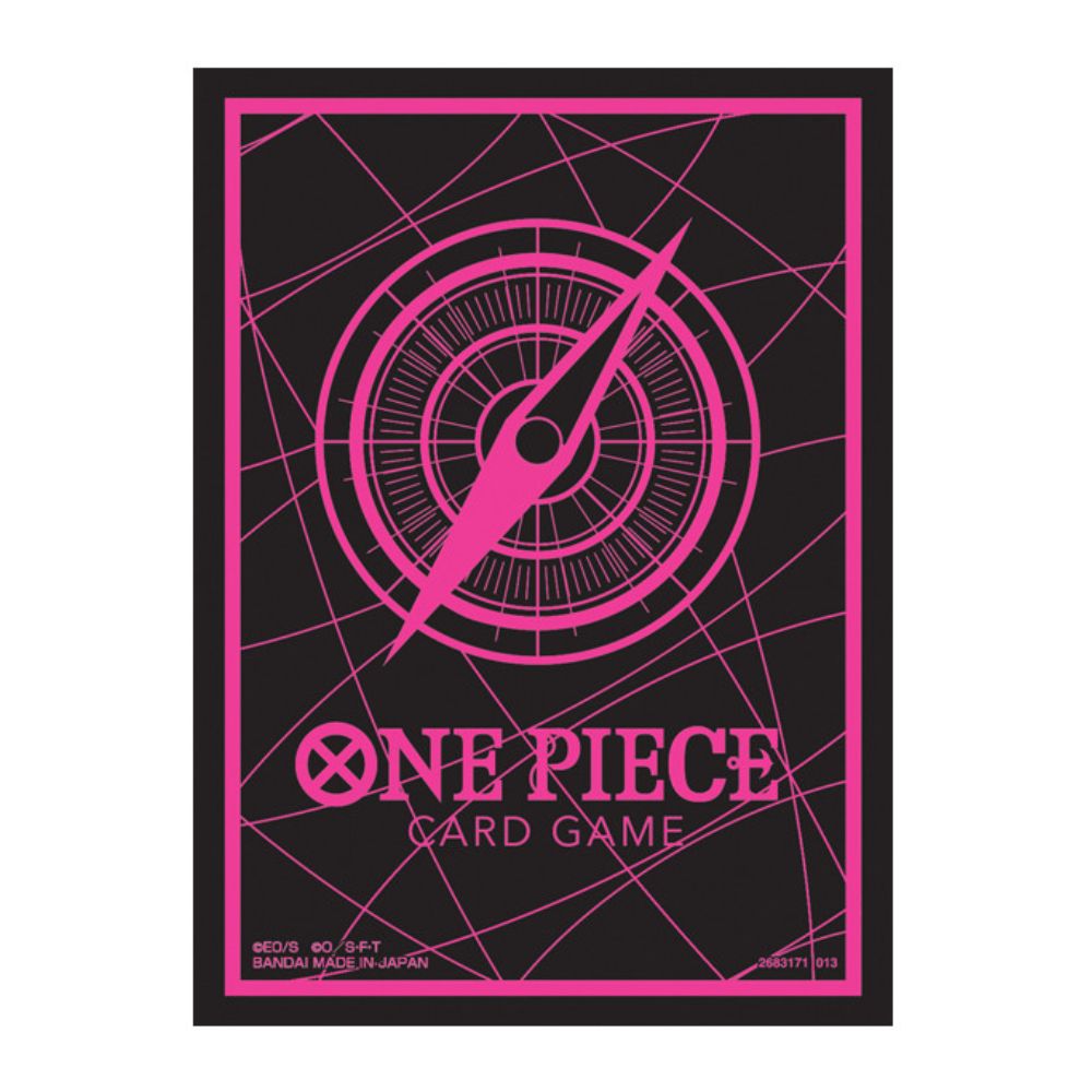 One Piece - Official Sleeves 6 - Kompass Pink / Schwarz - Kartenhüllen