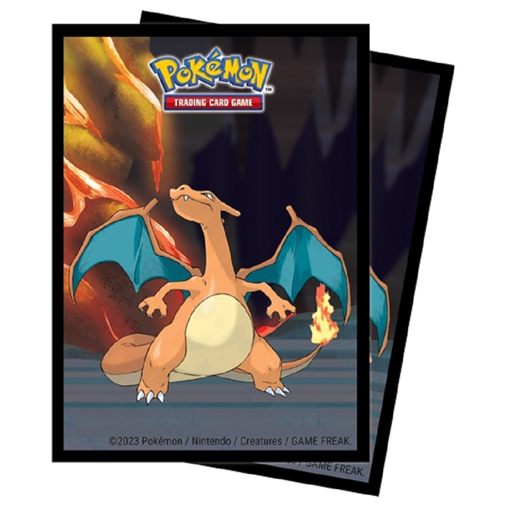 Ultra Pro: Pokémon Gallery Series "Scorching Summit" Deck Protector - 65 Kartenhüllen (Glurak)