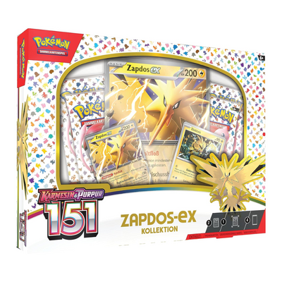 Pokémon Karmesin & Purpur 151: "Zapdos-ex" Kollektion (DE)