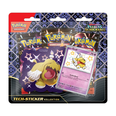 Pokémon Karmesin &Purpur: Paldeas Schicksale - Tech-Sticker Kollektion mit "Gruff" (DE)