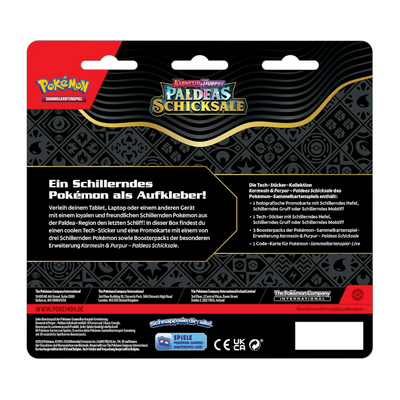 Pokémon Karmesin & Purpur: Paldeas Schicksale - Tech-Sticker Kollektion mit "Mobtiff" (DE)