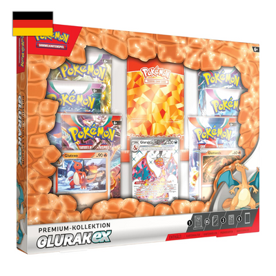 Pokémon Karmesin & Purpur: Premium-Kollektion Glurak ex (DE)